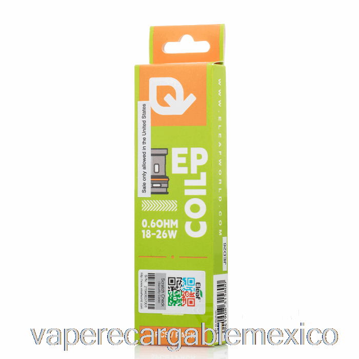 Bobinas De Repuesto Vape Recargables Eleaf Ep Bobinas De 0.6ohm Ep